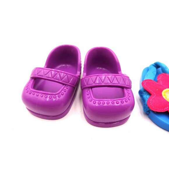 Dora The Explorer Dress Up Adventure 15" Doll 2003‎ -3 Pairs of Shoes Lot - Picture 3 of 16